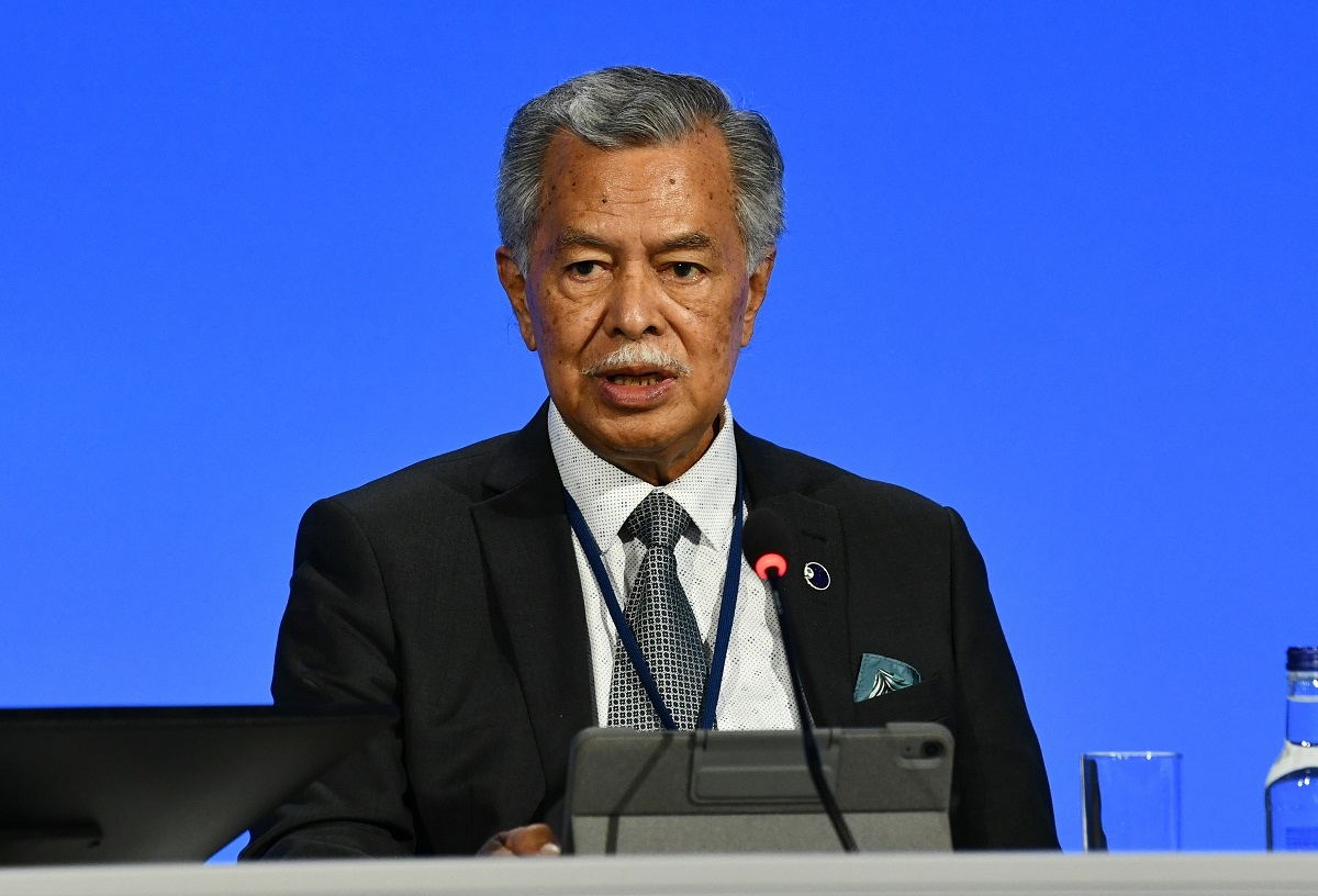 COP26Follow Responding to the IPCC Report - Keeping 1.5C alive (Headline event) Henry Puna at the Responding to the IPCC Report - Keeping 1.5C alive (Headline event) at Cop 26 on the 9th November 2021 at the SEC,Glasgow.  Photograph: Justin Goff/UK Government